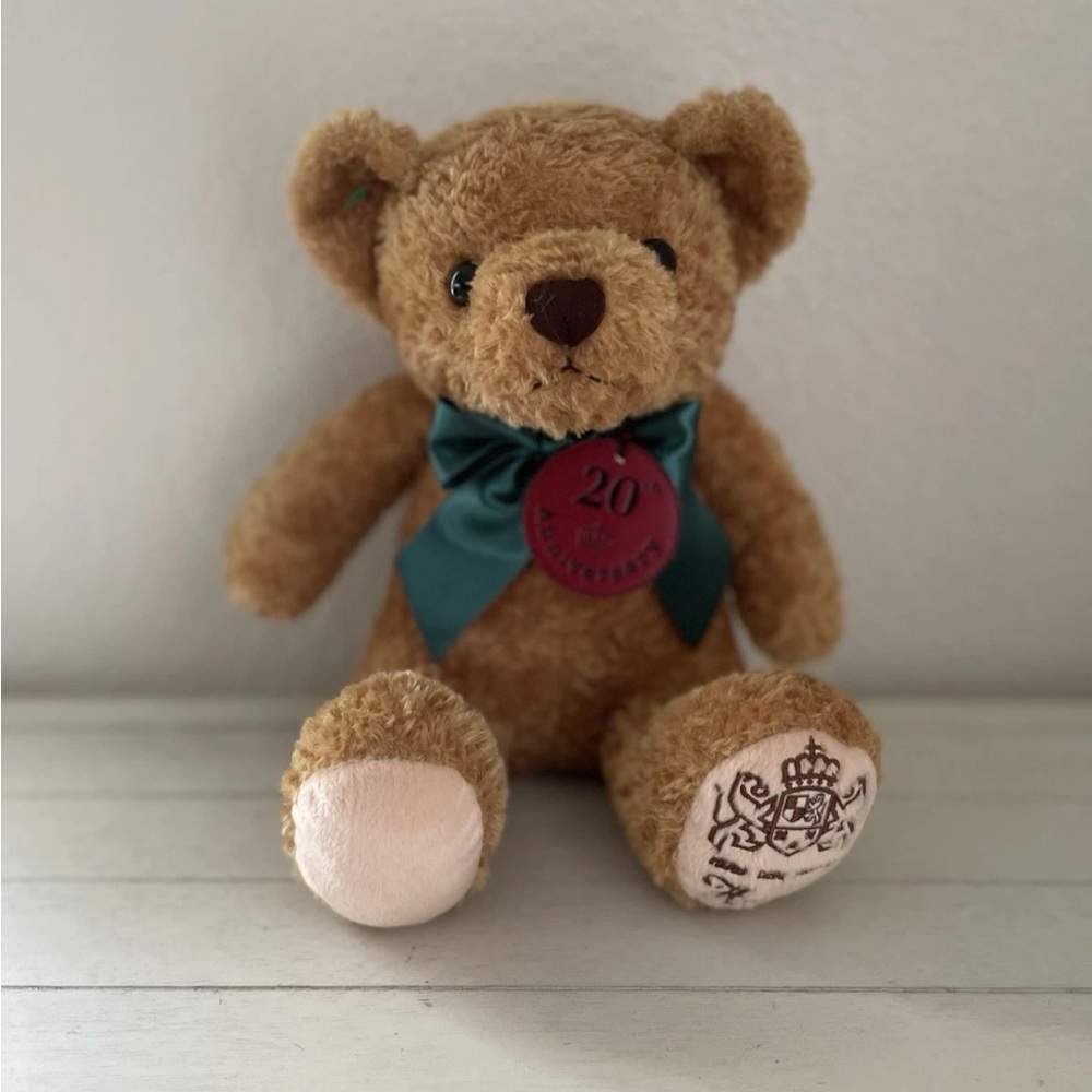 Huis Ten Bosch Stuffed Teddy Bear 20th Anniversary Japan Dutch Limited Rare